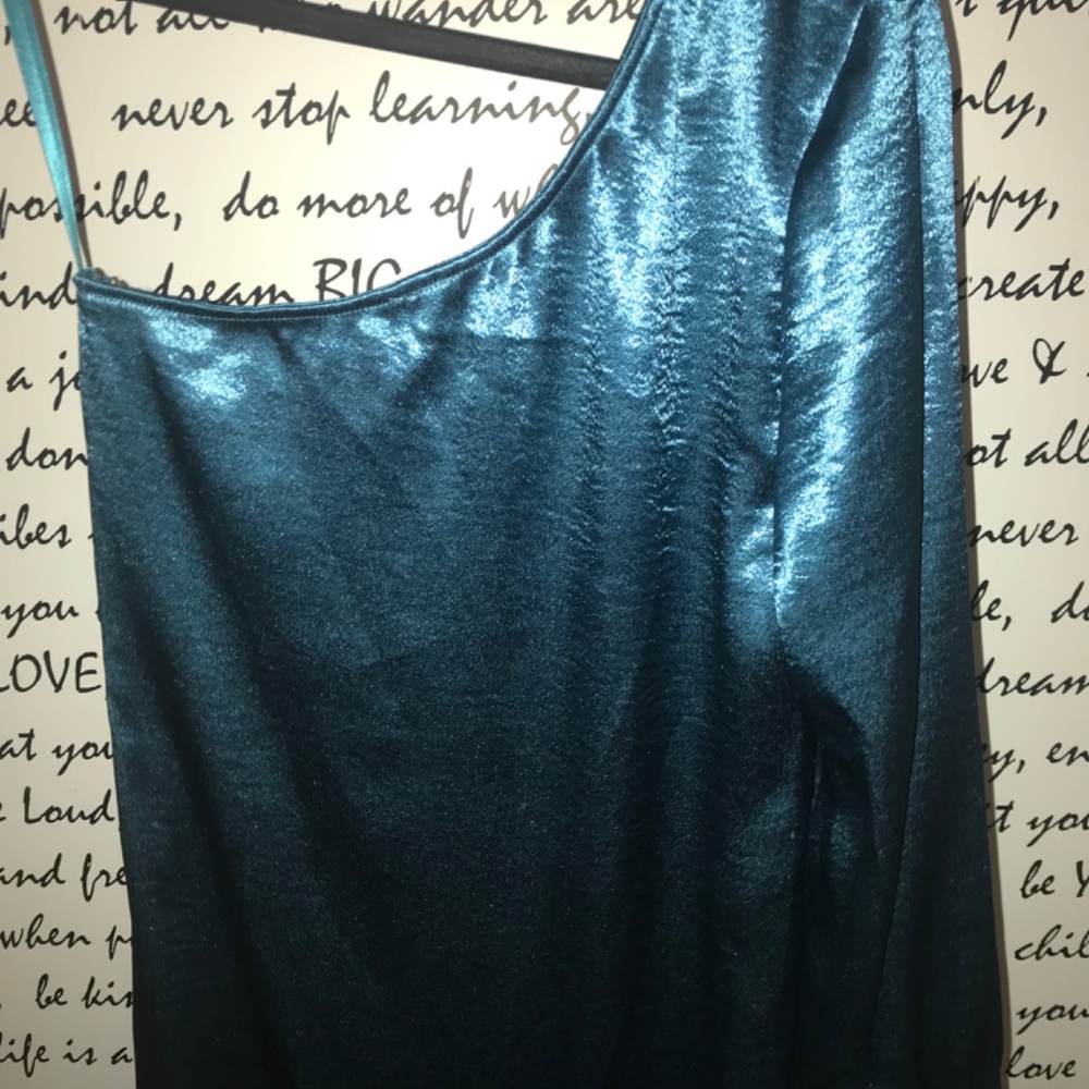 NEW RIVIERA ONE-SHOULDER MAXI DRESS - Picture 10 of 14